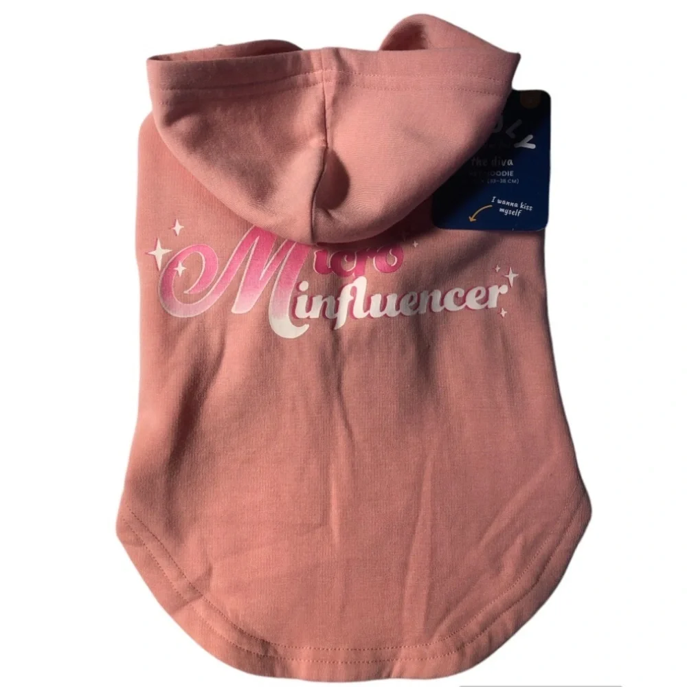 NWT Micro influencer dog hoodie XS